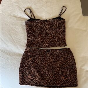 EDIKTED CHEETAH SET